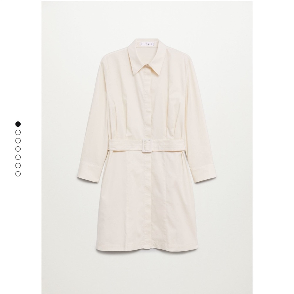 Mango Cotton Shirt Dress